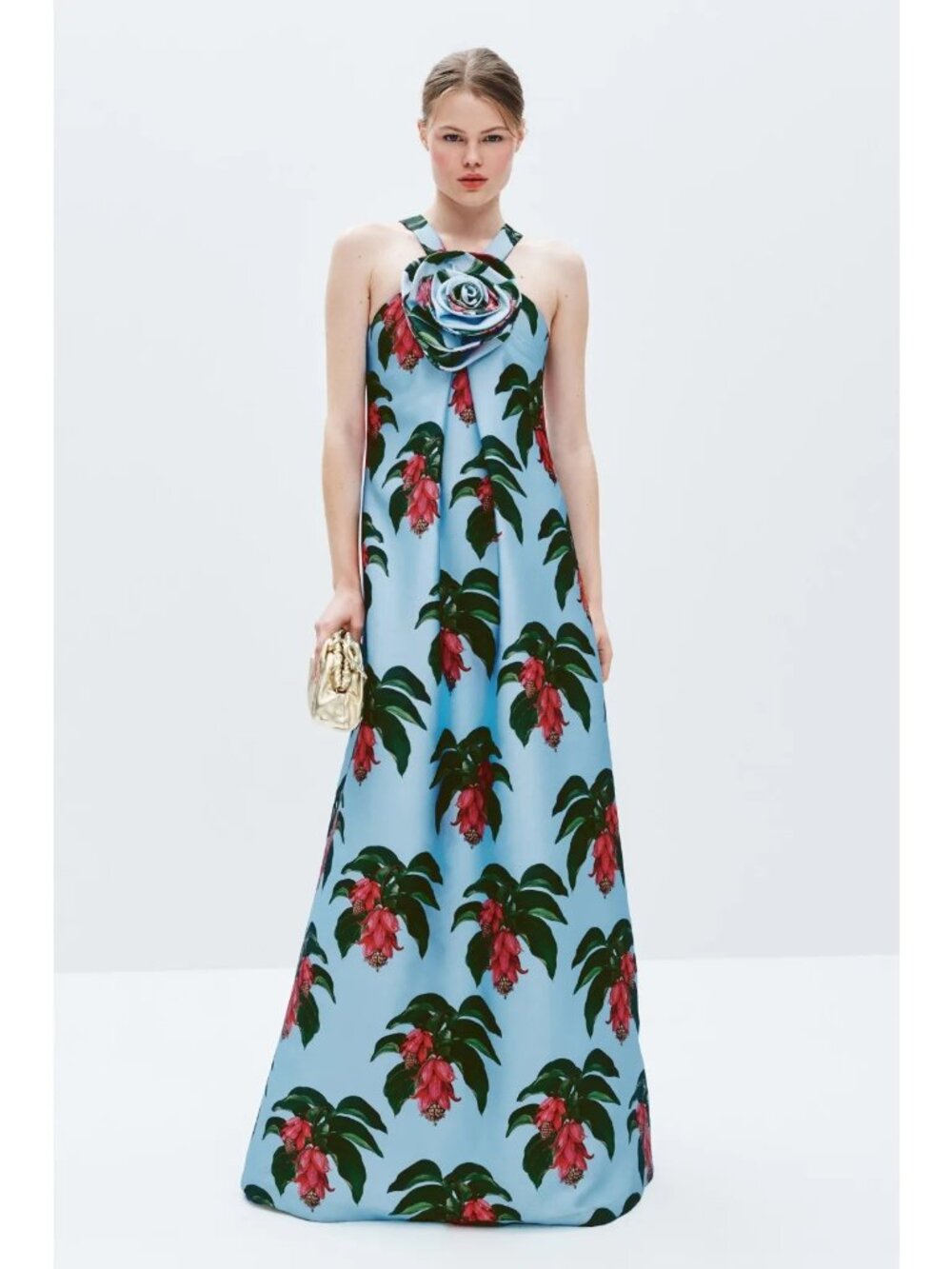 R-113. Borgo de Nor Olympia Taffeta Dress